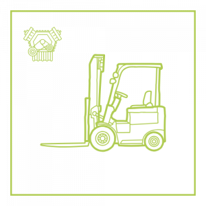 Chariots frontaux gaz