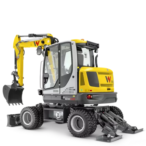 pelle sur pneus 6,5t